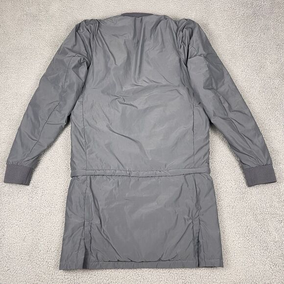 Nike Golf Puffer Jacket Mens S Gray Adjustable Length Convertible‎ Coat Warm Up - Picture 4 of 8